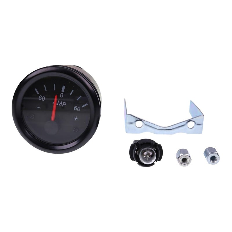 TCINDRR AMP Gauge, 60A, Ampere Current Gauge, VDO Type, 2"/52mm, VDO-60A - Image 2
